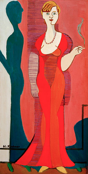 Donna bionda  a Ernst Ludwig Kirchner